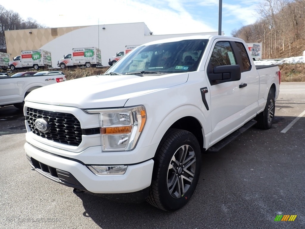 2021 F150 STX SuperCab 4x4 - Oxford White / Black photo #5