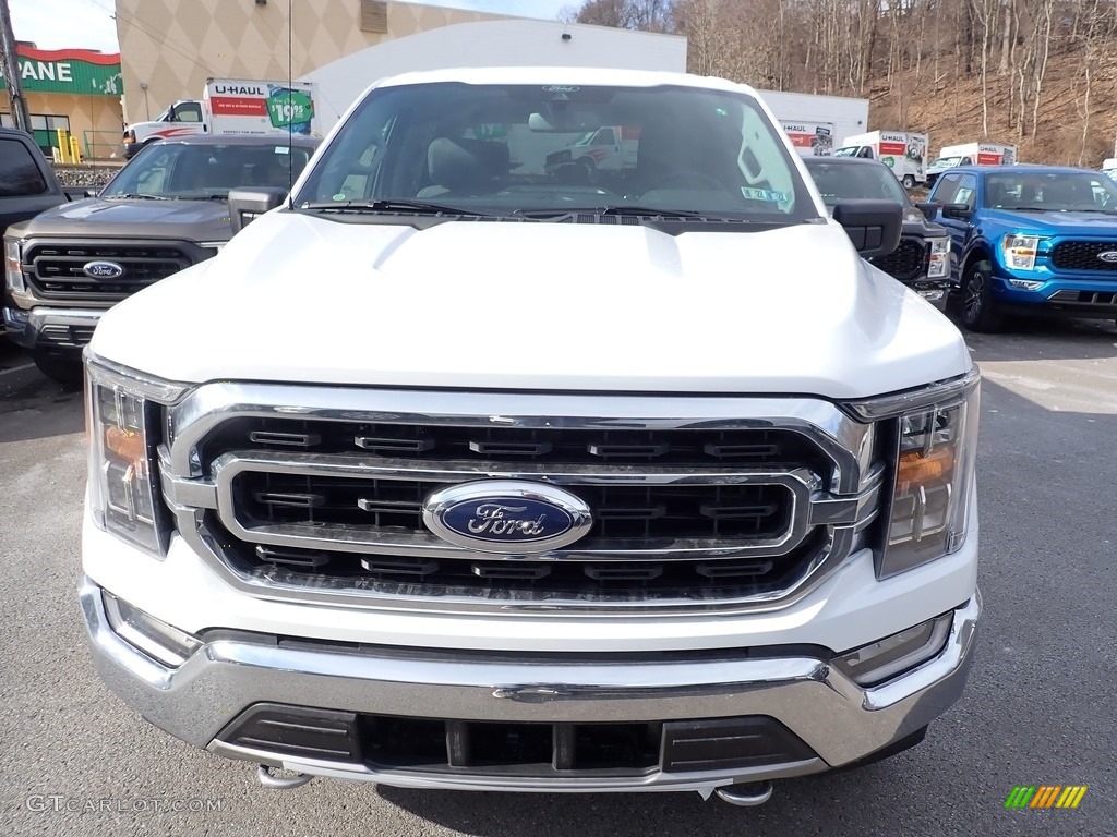 2021 F150 XLT SuperCrew 4x4 - Oxford White / Medium Dark Slate photo #3