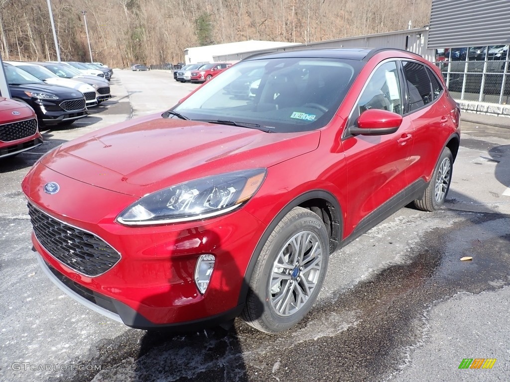Rapid Red Metallic 2021 Ford Escape SEL 4WD Exterior Photo #140877215
