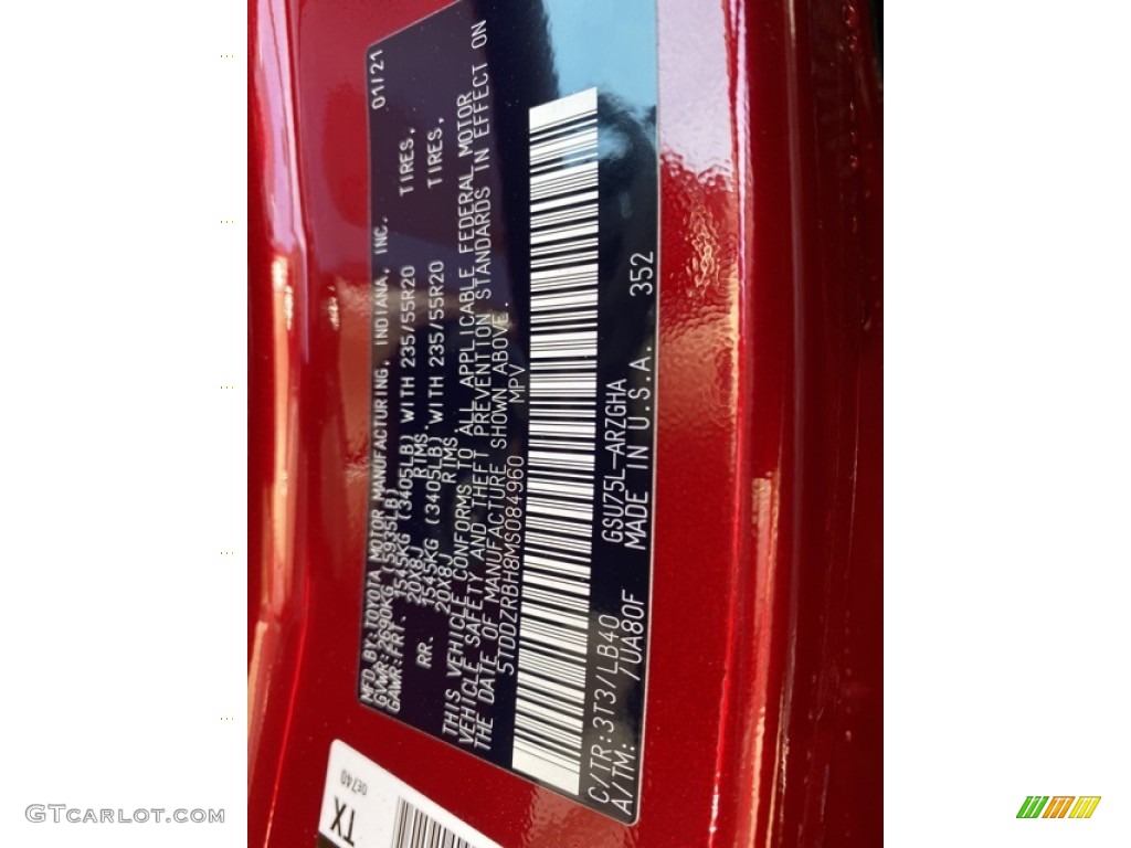 2021 Highlander Limited AWD - Ruby Flare Pearl / Harvest Beige photo #42