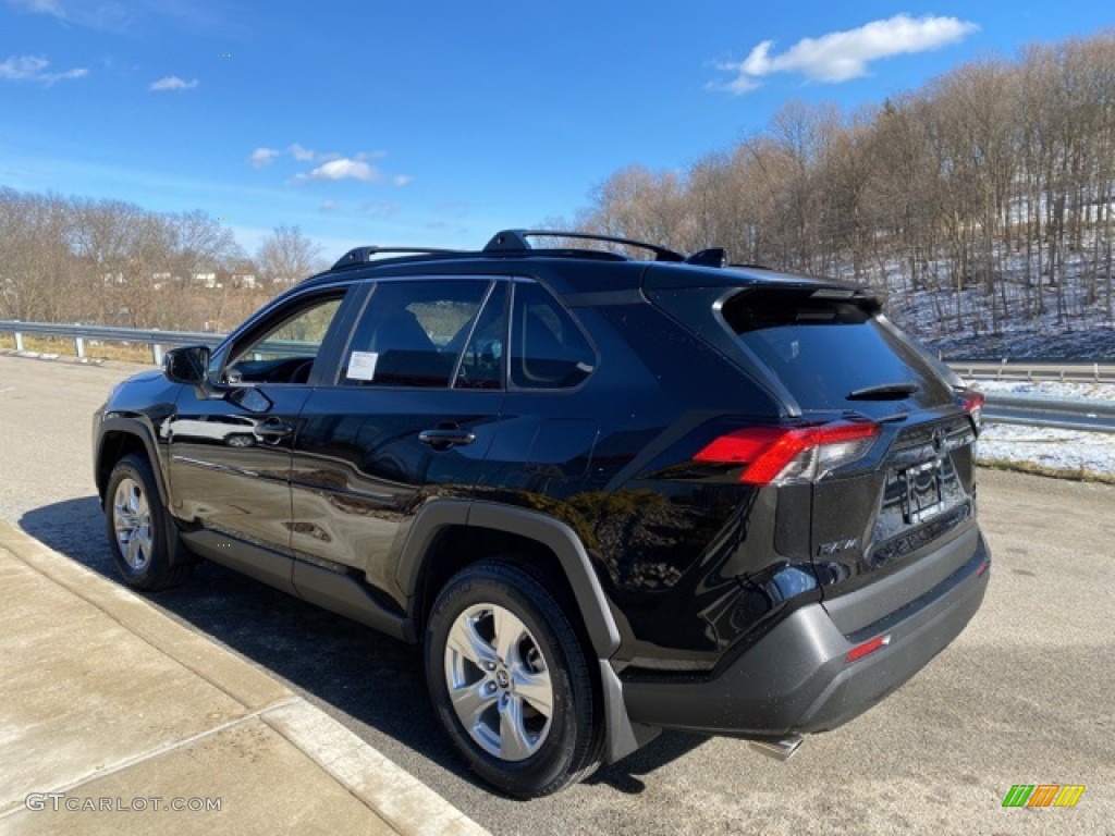 2021 RAV4 XLE AWD - Midnight Black Metallic / Black photo #2