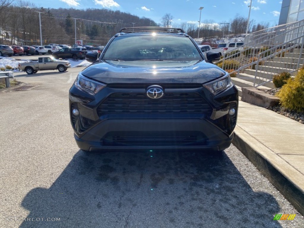 2021 RAV4 XLE AWD - Midnight Black Metallic / Black photo #12