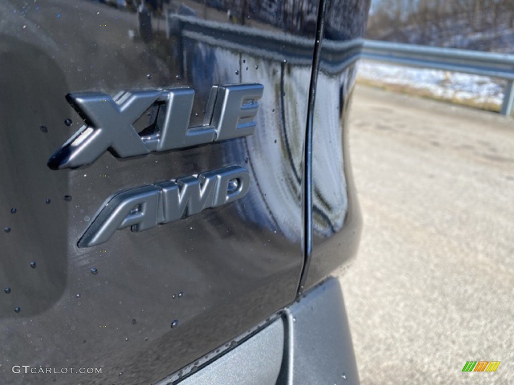 2021 RAV4 XLE AWD - Midnight Black Metallic / Black photo #23