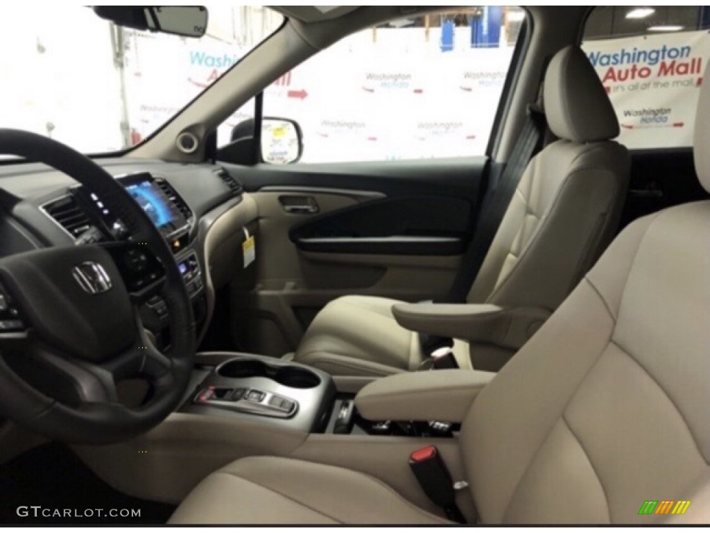 2021 Pilot EX-L AWD - Deep Scarlet Pearl / Beige photo #6