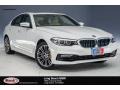 2018 Mineral White Metallic BMW 5 Series 530e iPerfomance Sedan  photo #1