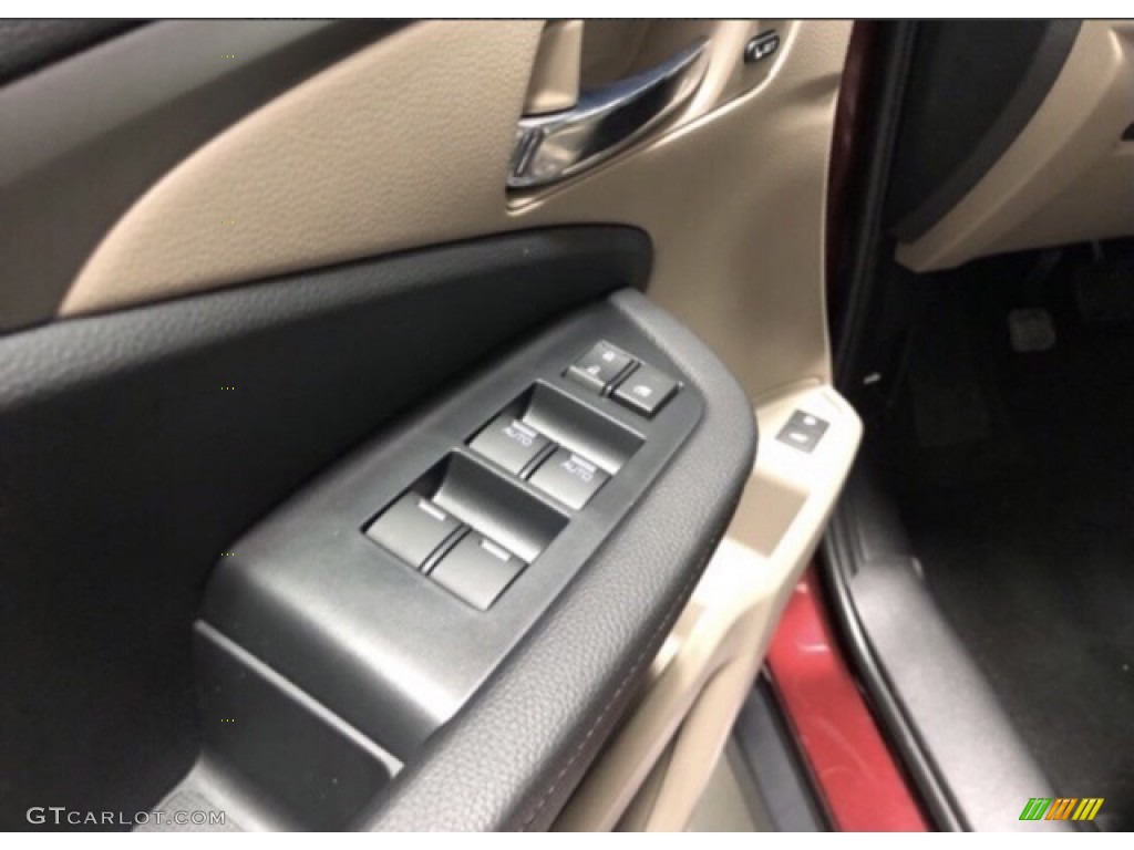 2021 Pilot EX-L AWD - Deep Scarlet Pearl / Beige photo #8