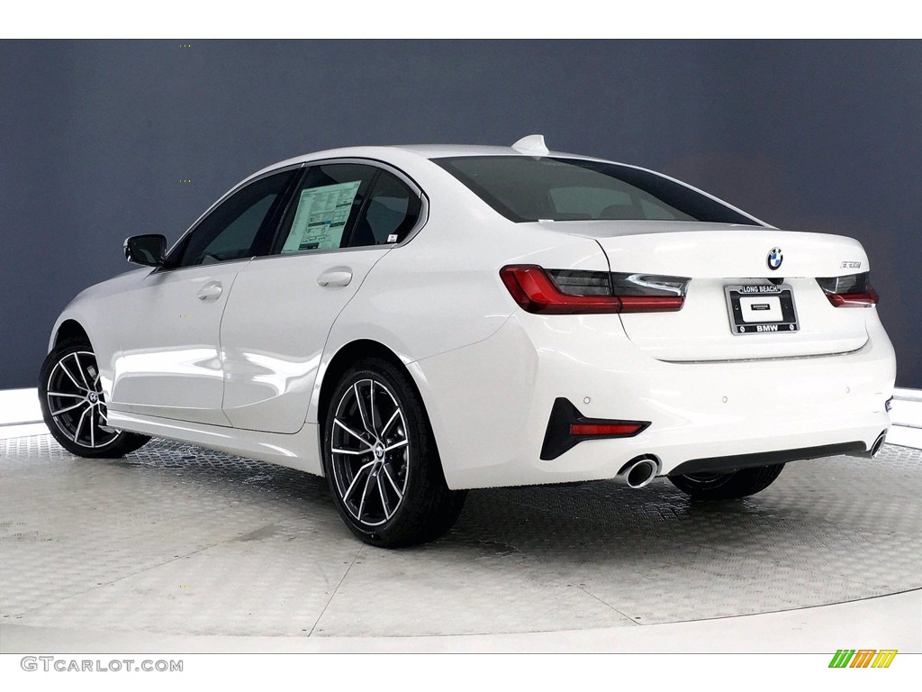 2021 3 Series 330i Sedan - Alpine White / Black photo #3