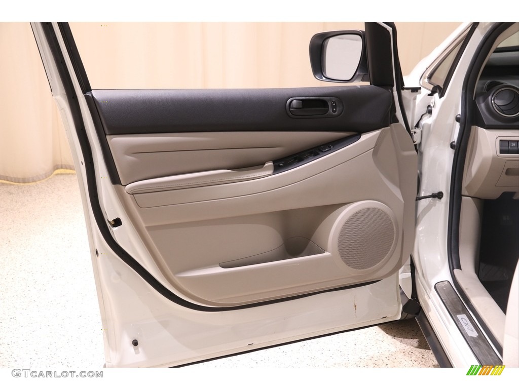 2010 CX-7 i Sport - Crystal White Pearl Mica / Sand photo #4