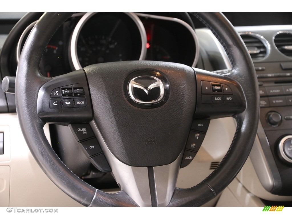 2010 CX-7 i Sport - Crystal White Pearl Mica / Sand photo #7
