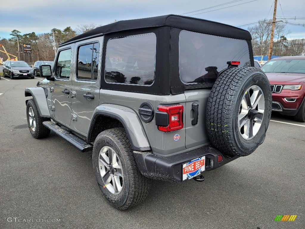 2021 Wrangler Unlimited Sahara 4x4 - Sting-Gray / Black photo #4