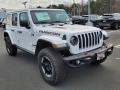 2021 Bright White Jeep Wrangler Unlimited Rubicon 4x4  photo #1