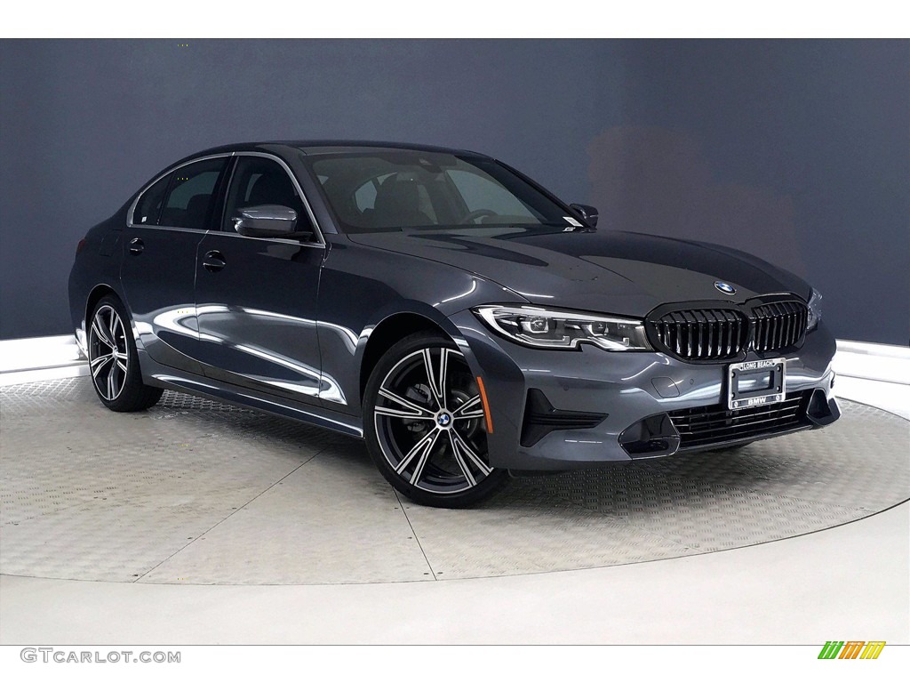 2021 3 Series 330i Sedan - Mineral Gray Metallic / Black photo #19
