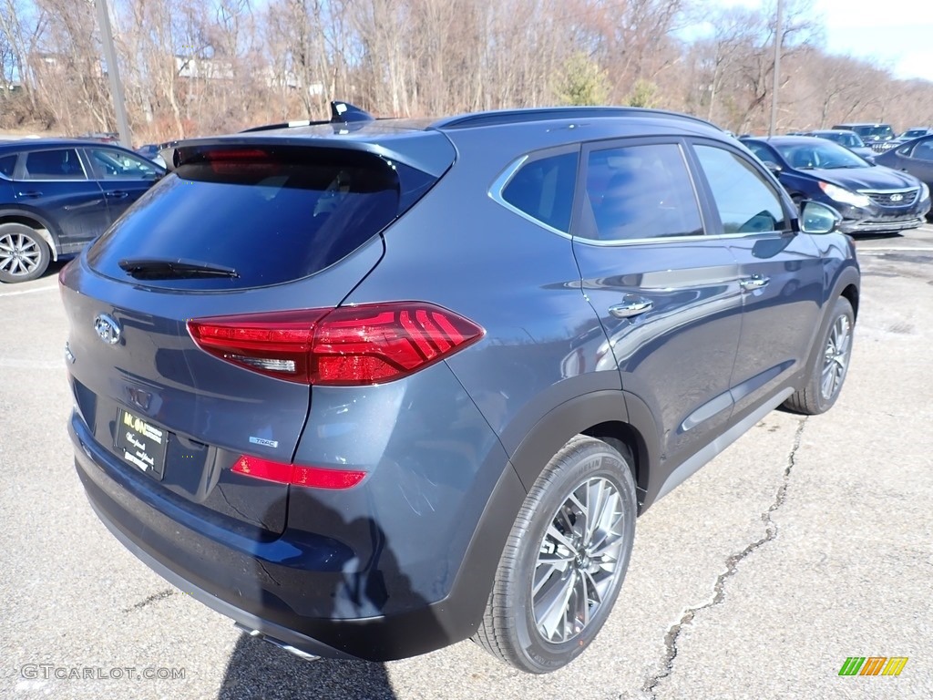 2021 Tucson Ulitimate AWD - Dusk Blue / Black photo #2