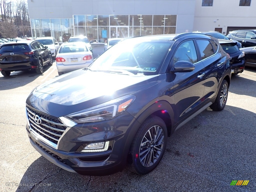 2021 Tucson Ulitimate AWD - Dusk Blue / Black photo #5