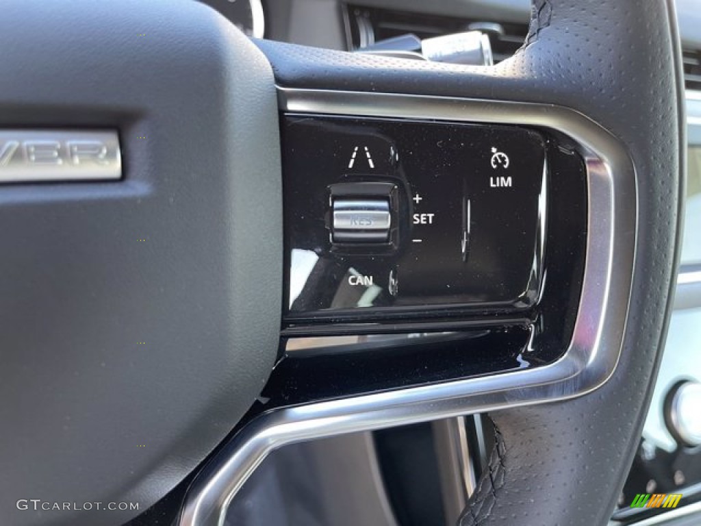 2021 Land Rover Range Rover Evoque S R-Dynamic Dapple Gray/Ebony Steering Wheel Photo #140884501