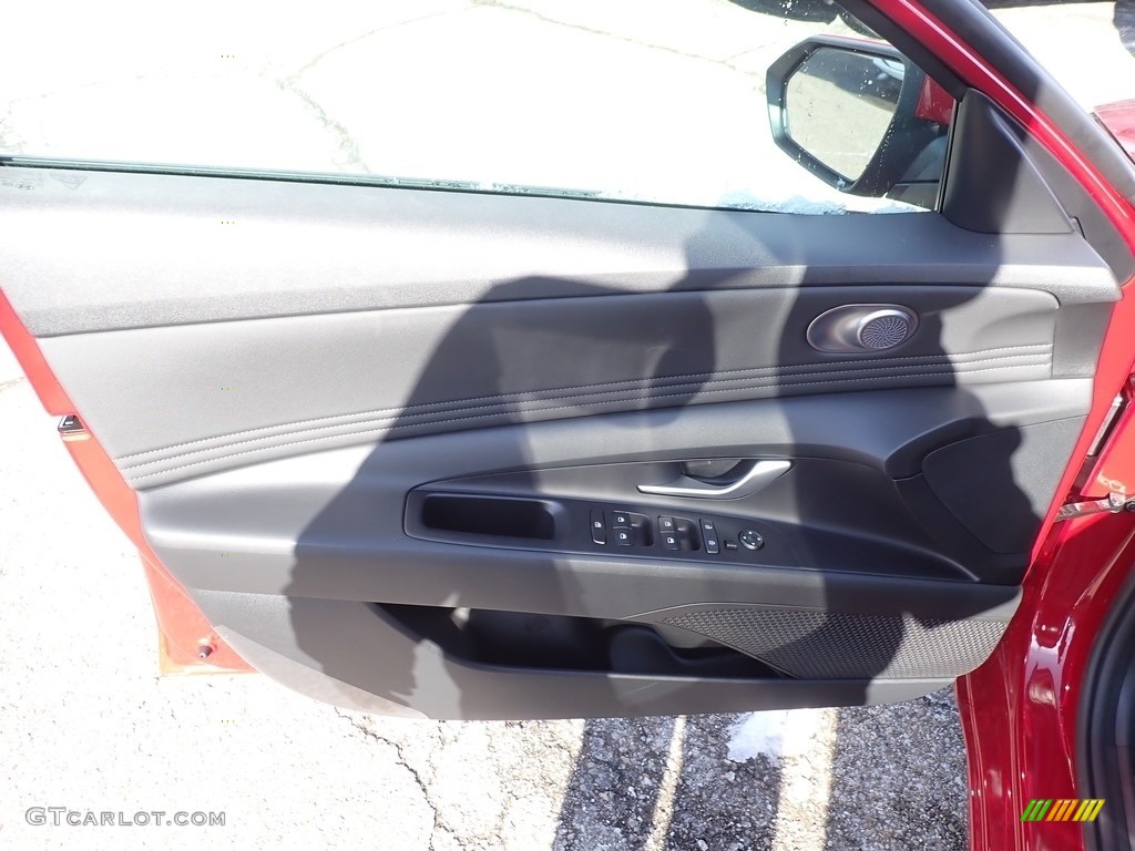 2021 Elantra SEL - Scarlet Red Pearl / Black photo #11