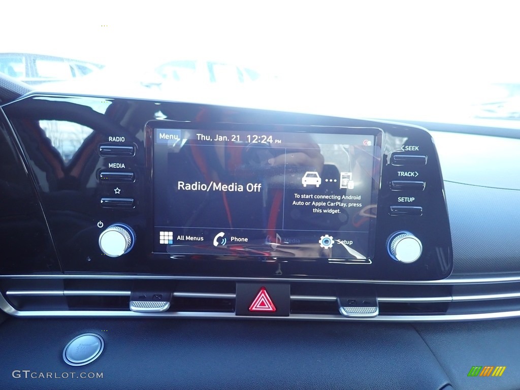 2021 Elantra SEL - Scarlet Red Pearl / Black photo #13