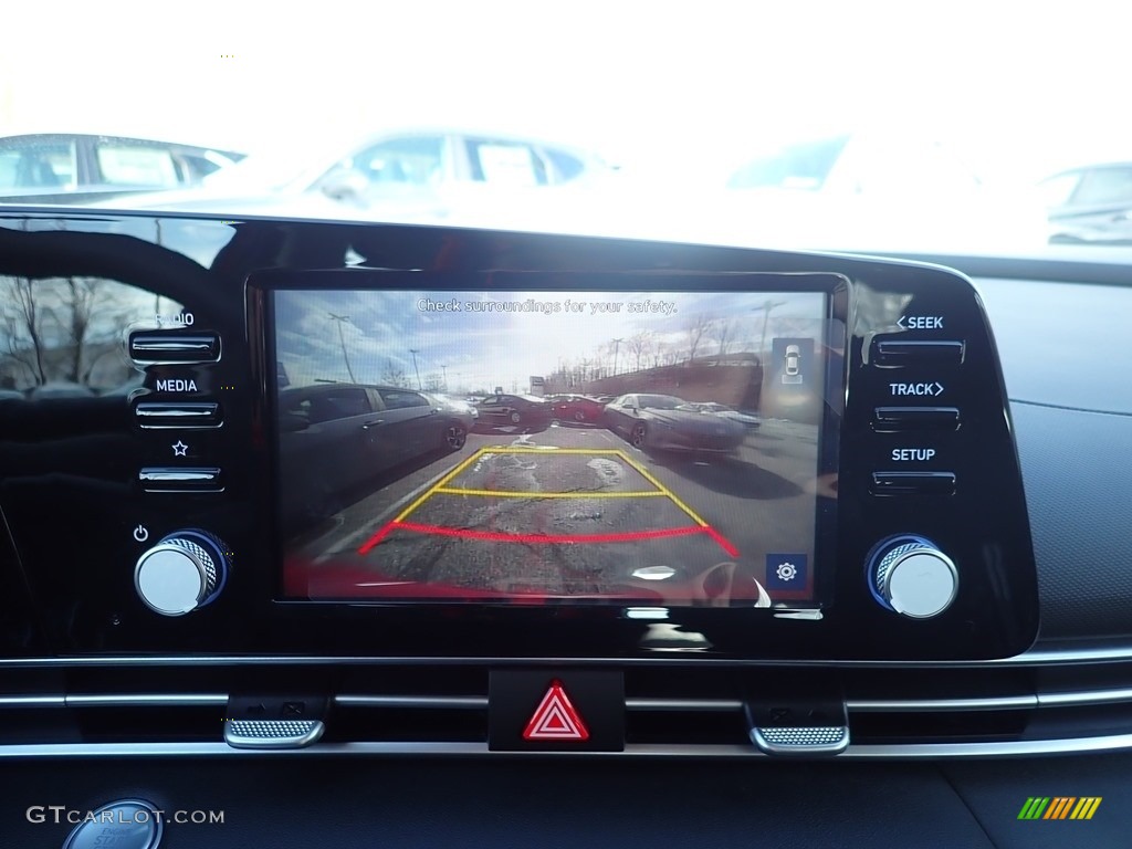 2021 Elantra SEL - Scarlet Red Pearl / Black photo #14