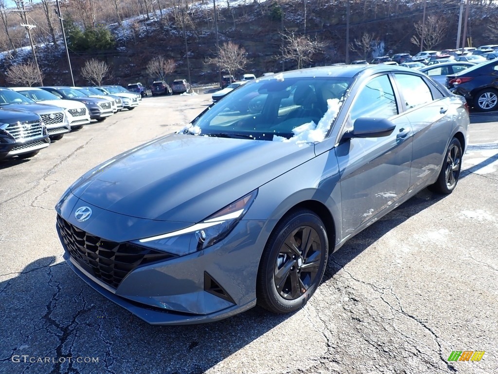 2021 Elantra SEL - Electric Shadow / Medium Gray photo #5