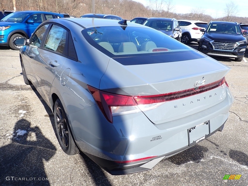 2021 Elantra SEL - Electric Shadow / Medium Gray photo #6