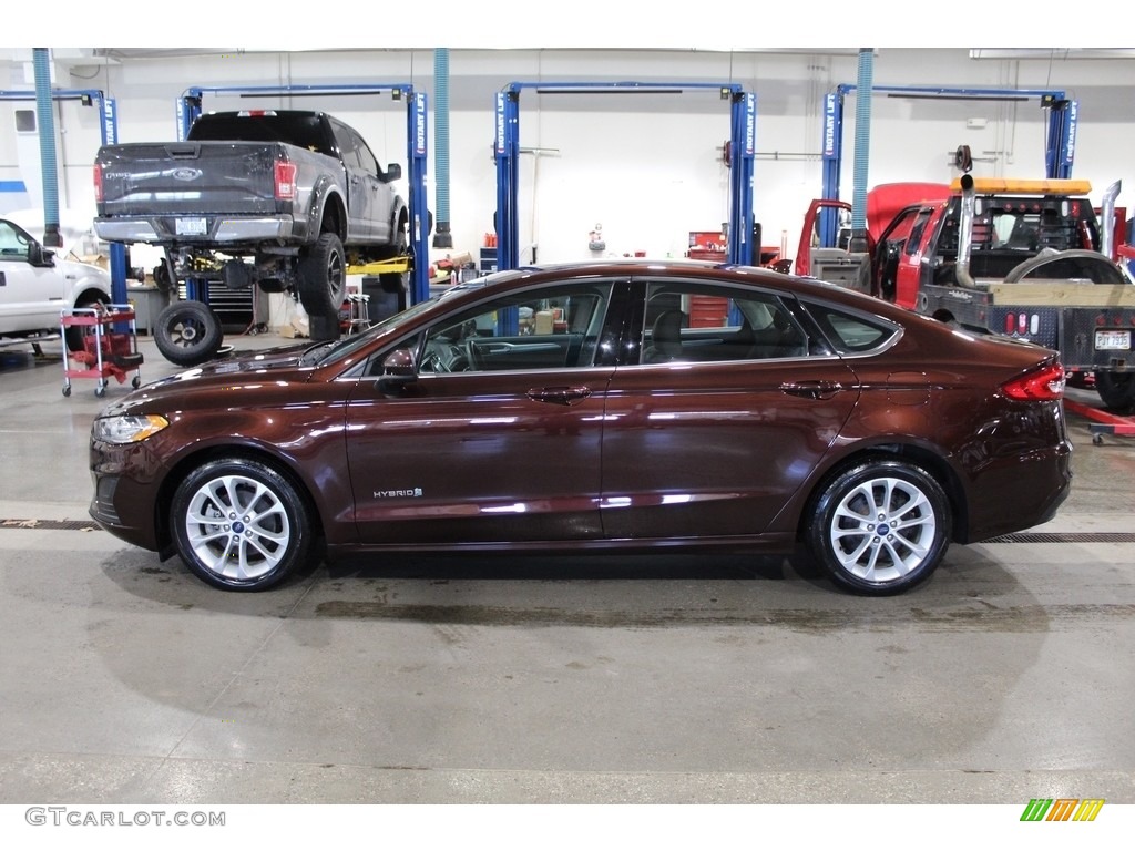 Rich Copper 2019 Ford Fusion Hybrid SE Exterior Photo #140885629