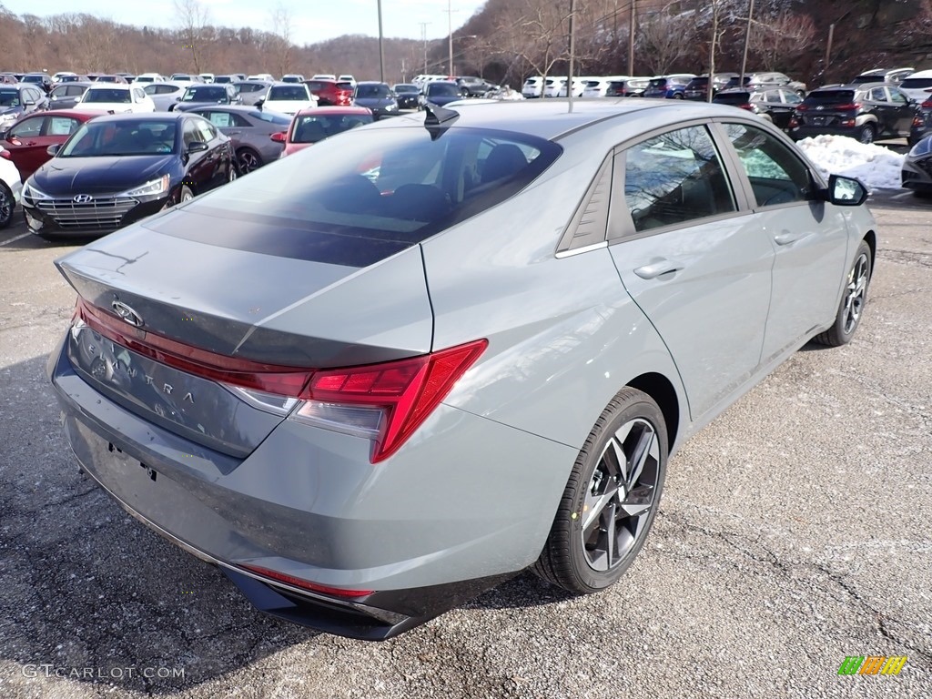 2021 Elantra SEL - Electric Shadow / Black photo #2