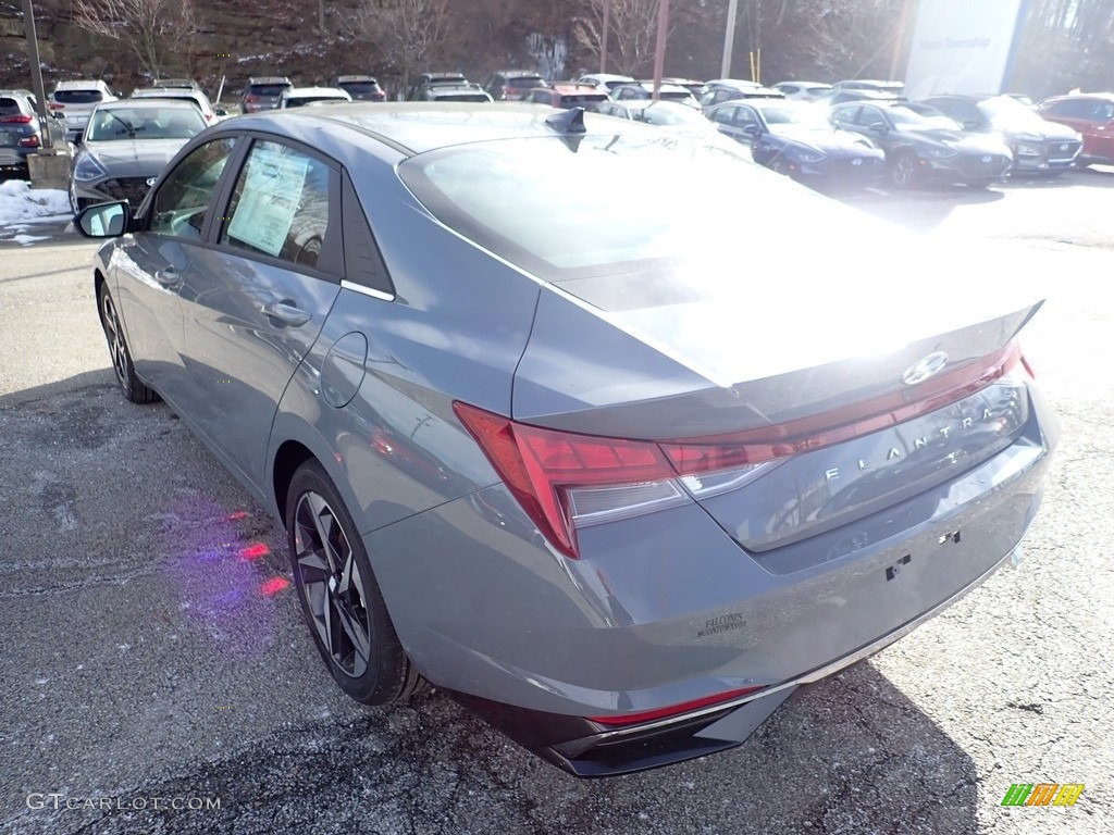 2021 Elantra SEL - Electric Shadow / Black photo #6