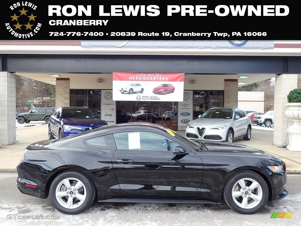 2017 Mustang V6 Coupe - Shadow Black / Ebony photo #1