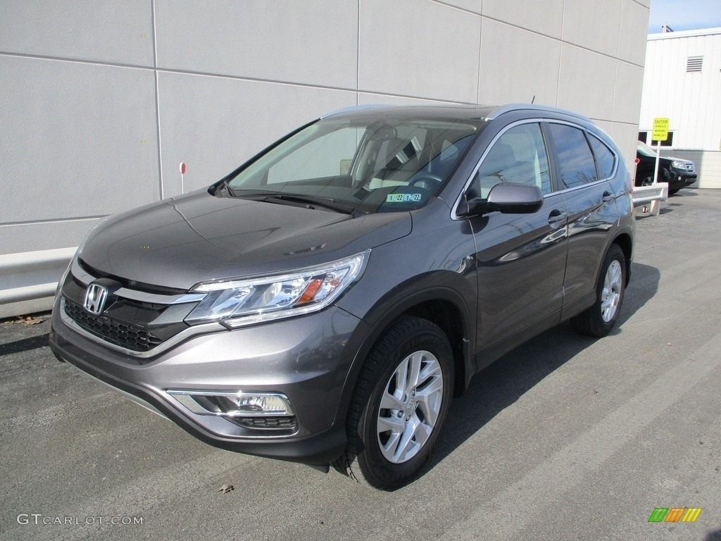 2016 CR-V EX-L AWD - Modern Steel Metallic / Gray photo #1