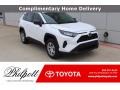 Super White 2021 Toyota RAV4 LE