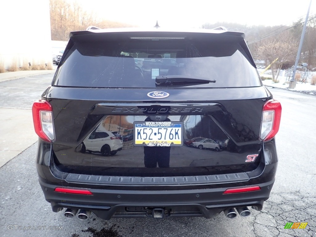 2020 Explorer ST 4WD - Agate Black Metallic / Ebony photo #3