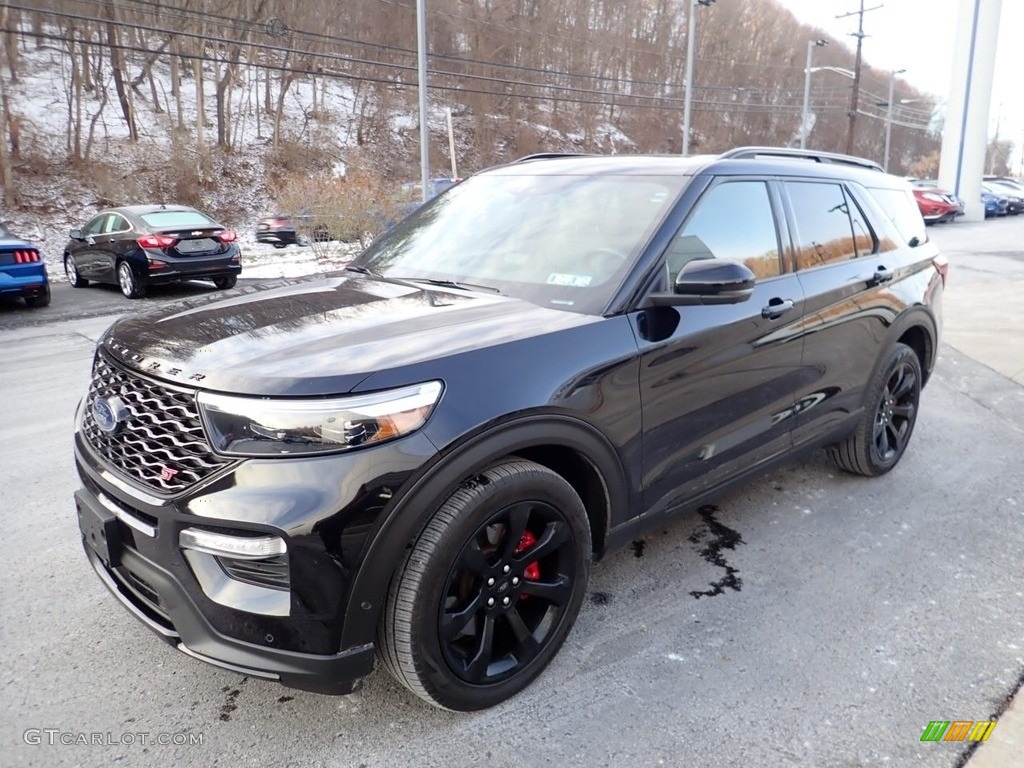 2020 Explorer ST 4WD - Agate Black Metallic / Ebony photo #7