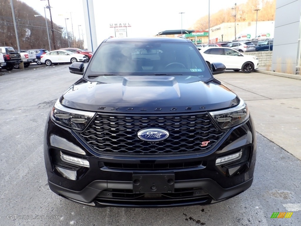 2020 Explorer ST 4WD - Agate Black Metallic / Ebony photo #8