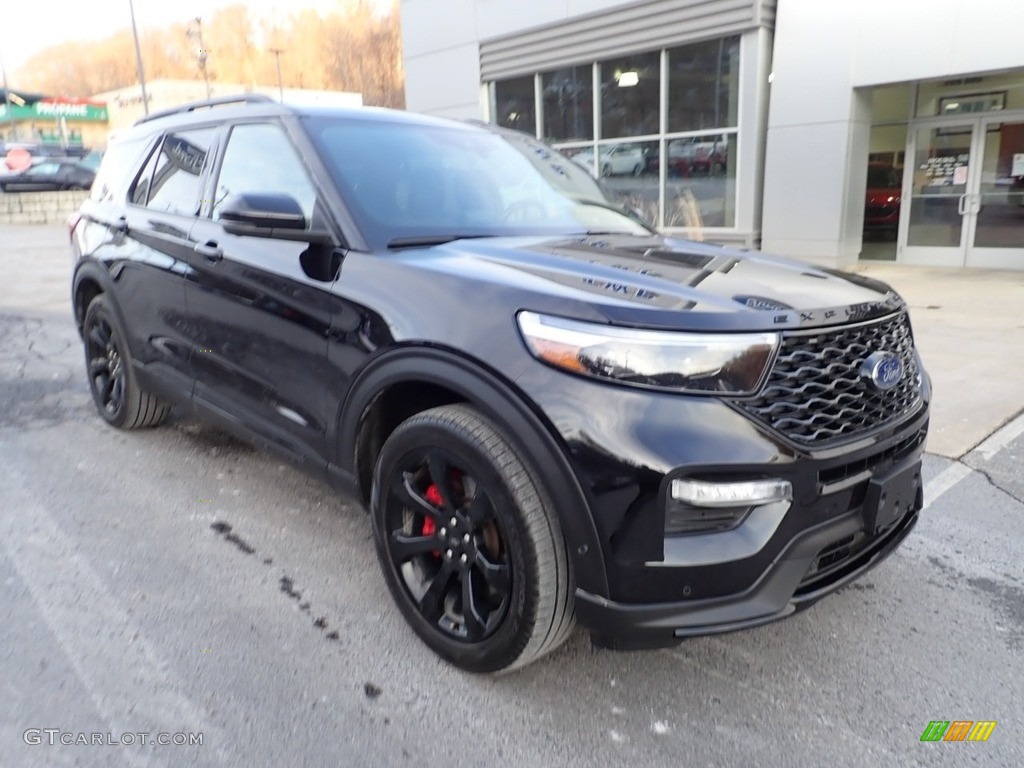 2020 Explorer ST 4WD - Agate Black Metallic / Ebony photo #9