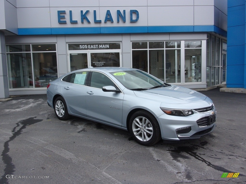 2018 Malibu LT - Arctic Blue Metallic / Jet Black photo #1