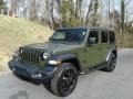2021 Sarge Green Jeep Wrangler Unlimited Sport Altitude 4x4  photo #2
