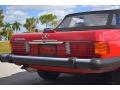 1989 Signal Red Mercedes-Benz SL Class 560 SL Roadster  photo #5