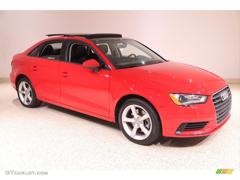 2016 A3 2.0 Premium quattro - Brilliant Red / Black photo #1