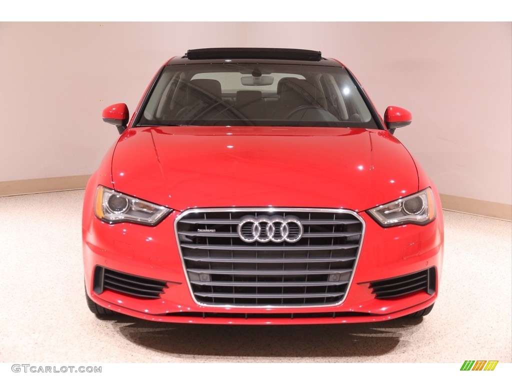 2016 A3 2.0 Premium quattro - Brilliant Red / Black photo #2