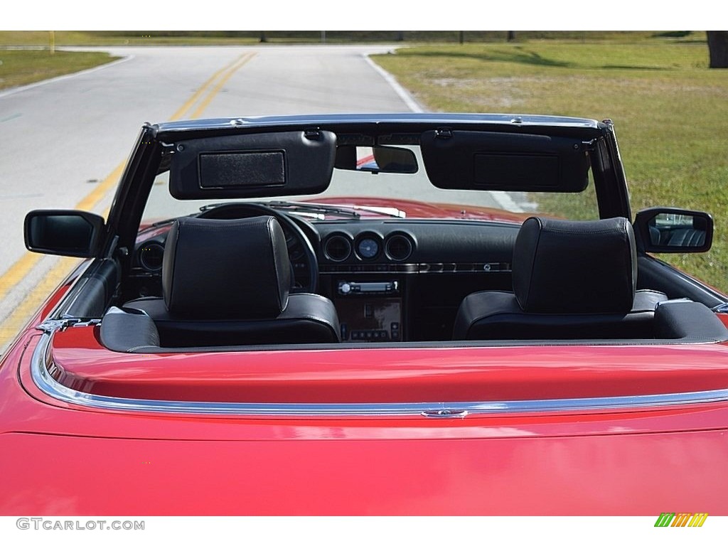 1989 SL Class 560 SL Roadster - Signal Red / Black photo #26