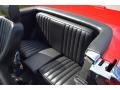 1989 Mercedes-Benz SL Class Black Interior Rear Seat Photo