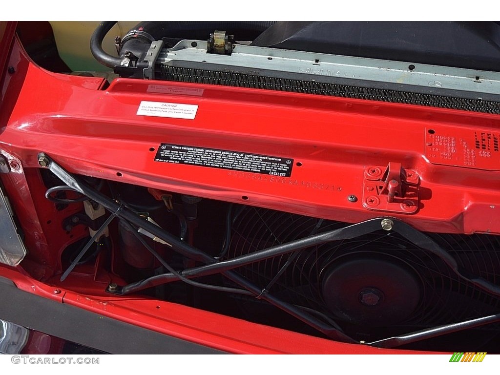 1989 SL Class 560 SL Roadster - Signal Red / Black photo #59