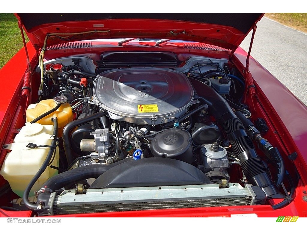 1989 SL Class 560 SL Roadster - Signal Red / Black photo #61