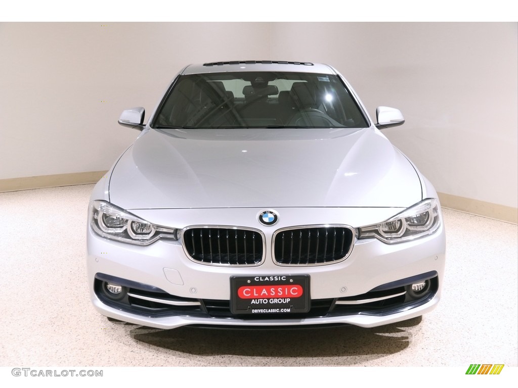 2016 3 Series 340i xDrive Sedan - Glacier Silver Metallic / Black photo #2