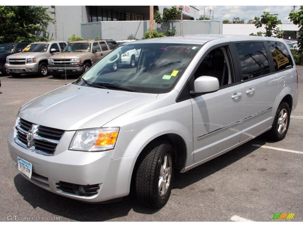 2008 Grand Caravan SXT - Bright Silver Metallic / Dark Slate/Light Shale photo #1