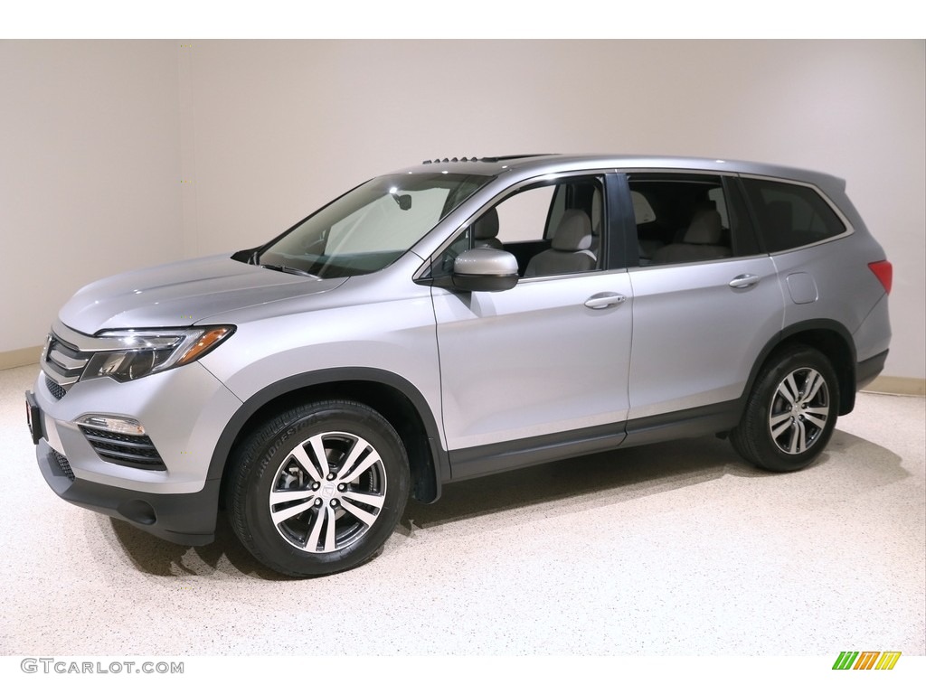 2018 Pilot EX-L AWD - Lunar Silver Metallic / Gray photo #3