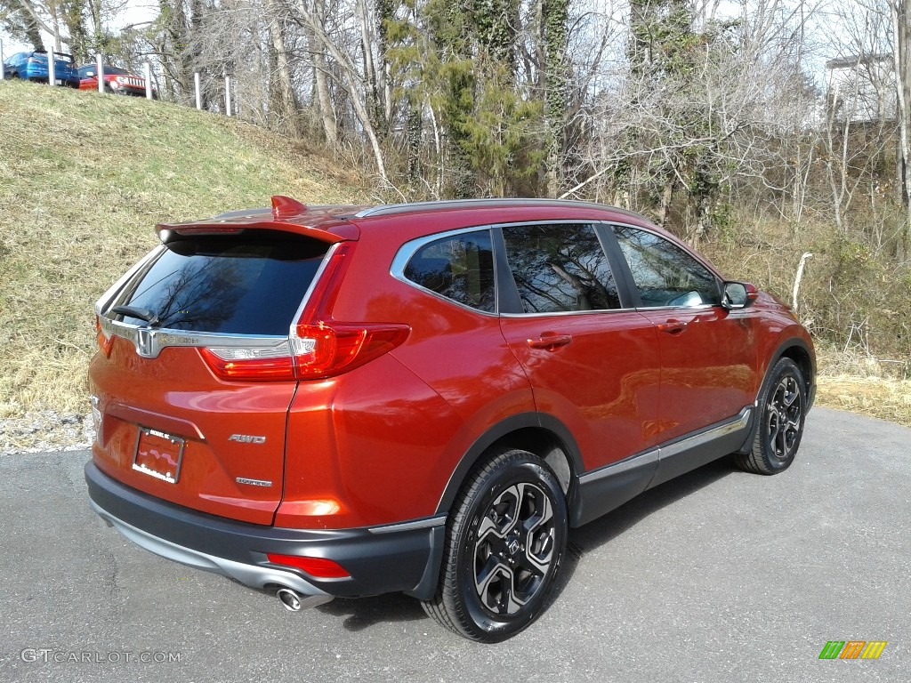 2018 CR-V Touring AWD - Molten Lava Pearl / Ivory photo #6