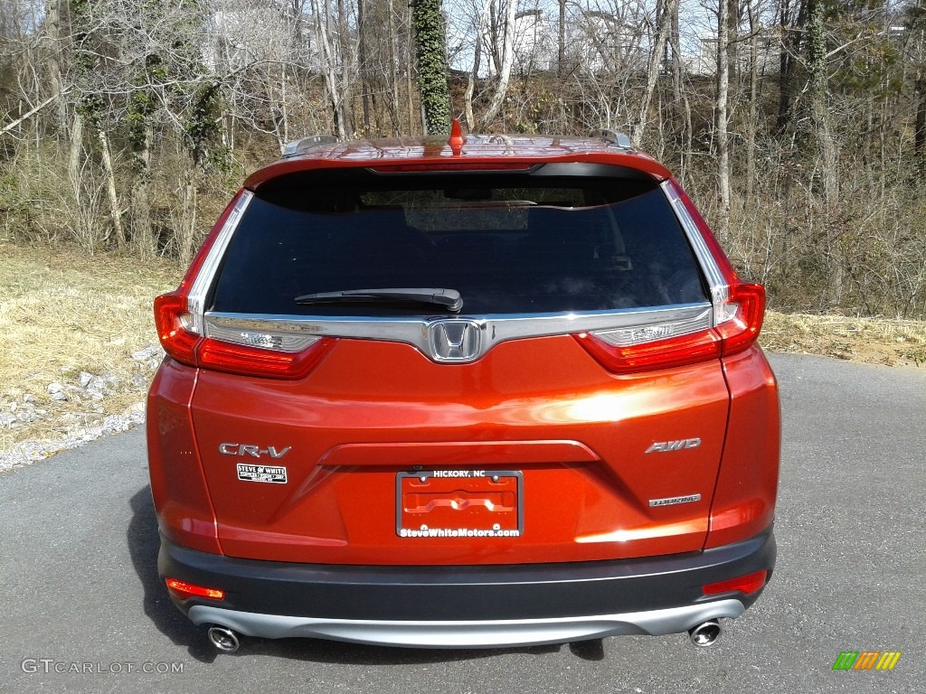2018 CR-V Touring AWD - Molten Lava Pearl / Ivory photo #7