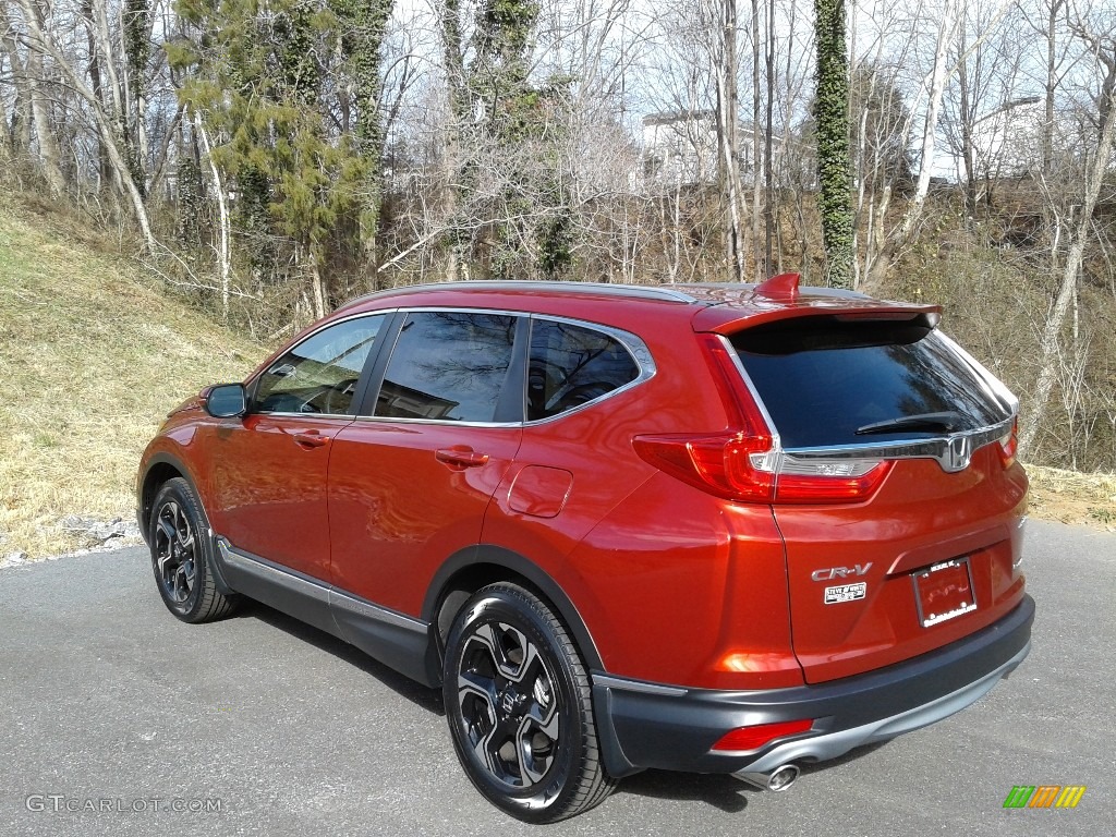 2018 CR-V Touring AWD - Molten Lava Pearl / Ivory photo #8