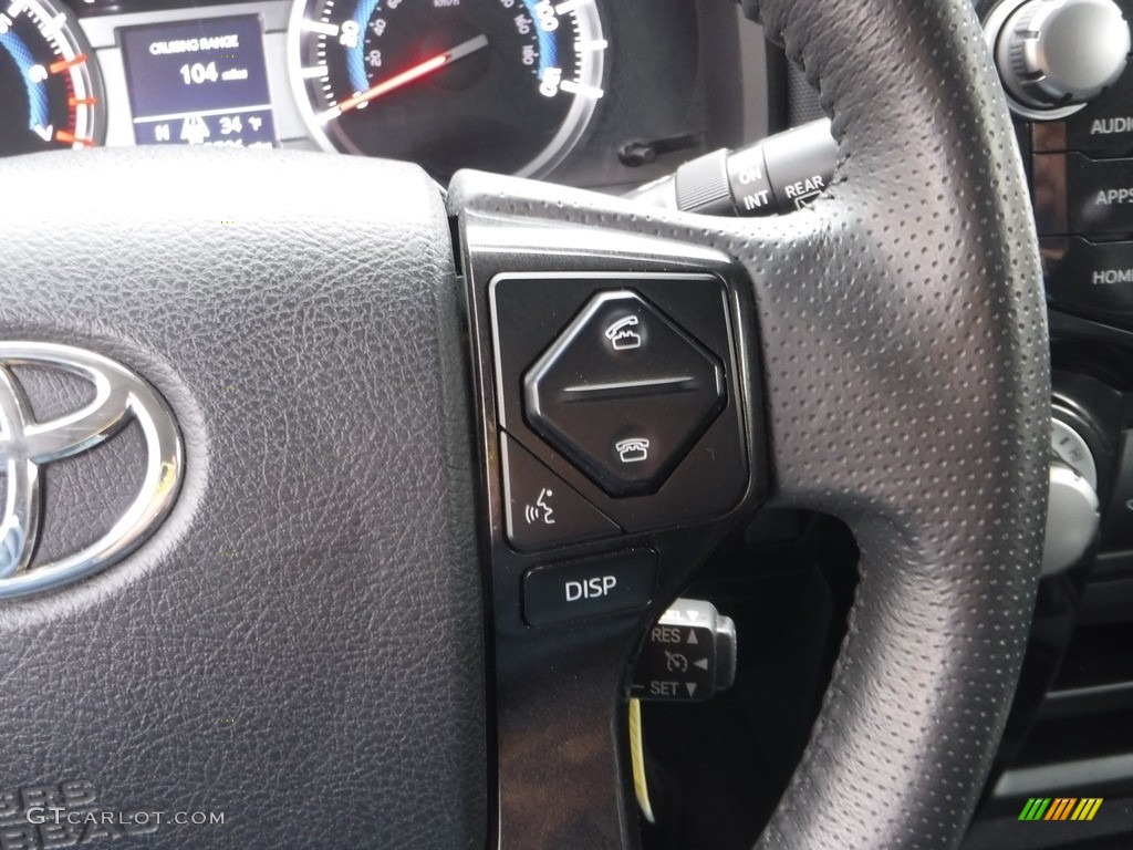 2019 Toyota 4Runner TRD Pro 4x4 Black Steering Wheel Photo #140895433
